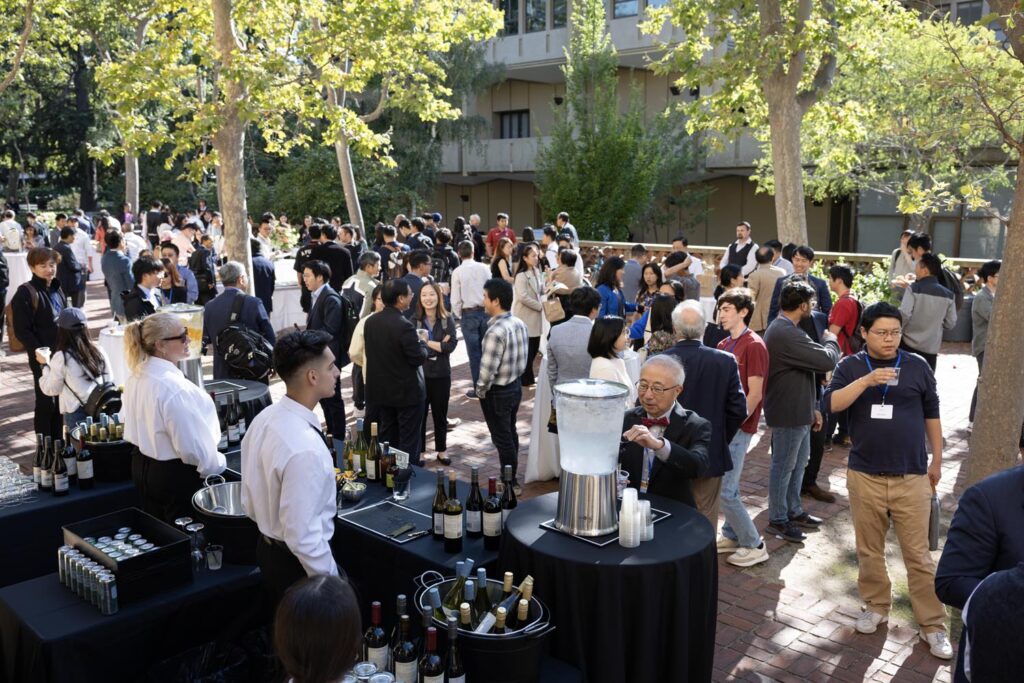 during a reception and gala after the Asian American Pioneer Medal Symposium and Ceremony at Stanford Memorial Auditorium on Saturday, July 27, 2024, in Stanford, Calif. (Photo by Jim Gensheimer)