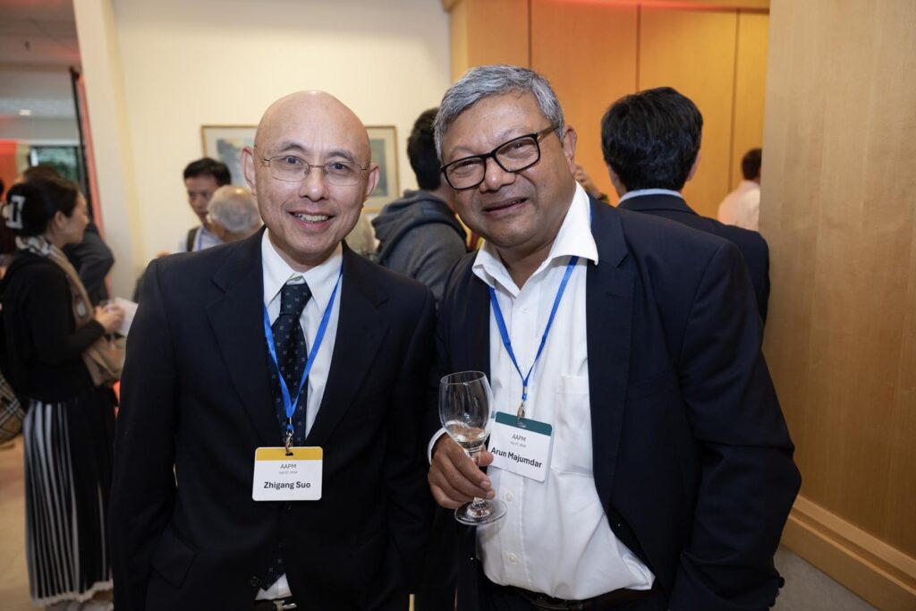 during a reception and gala after the Asian American Pioneer Medal Symposium and Ceremony at Stanford Memorial Auditorium on Saturday, July 27, 2024, in Stanford, Calif. (Photo by Jim Gensheimer)