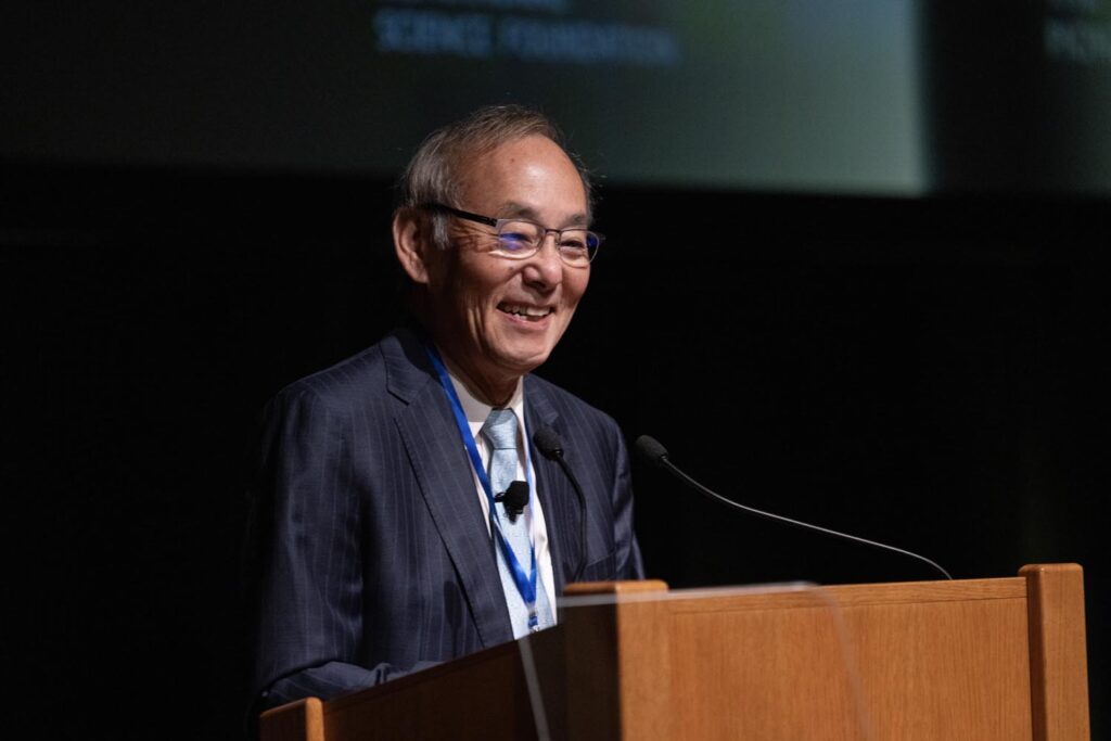 during the Asian American Pioneer Medal Symposium and Ceremony at Stanford Memorial Auditorium on Saturday, July 27, 2024, in Stanford, Calif. (Photo by Jim Gensheimer)