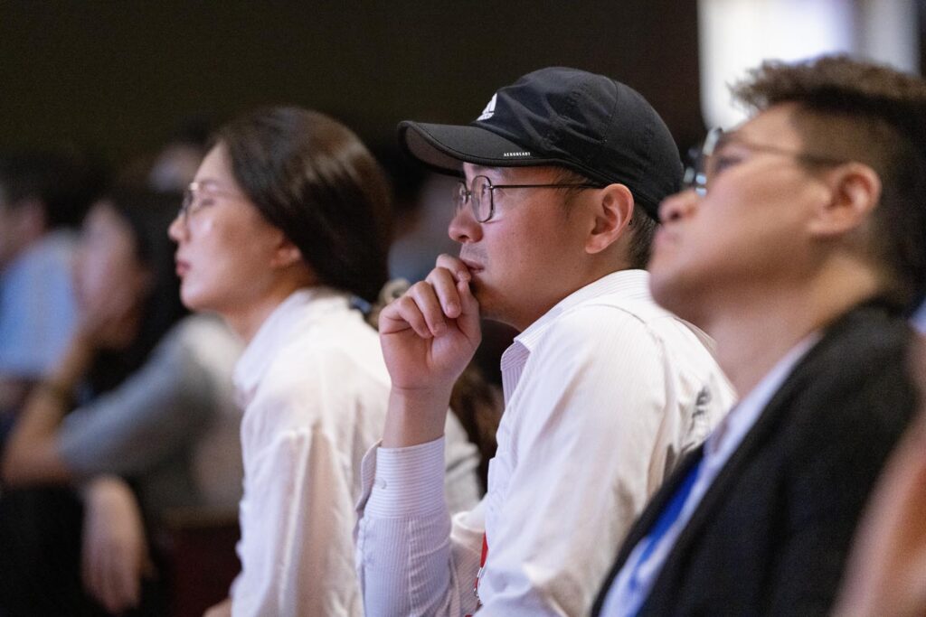 during the Asian American Pioneer Medal Symposium and Ceremony at Stanford Memorial Auditorium on Saturday, July 27, 2024, in Stanford, Calif. (Photo by Jim Gensheimer)