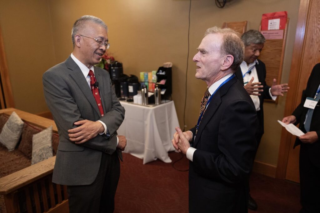 during the Asian American Pioneer Medal Symposium and Ceremony at Stanford Memorial Auditorium on Saturday, July 27, 2024, in Stanford, Calif. (Photo by Jim Gensheimer)