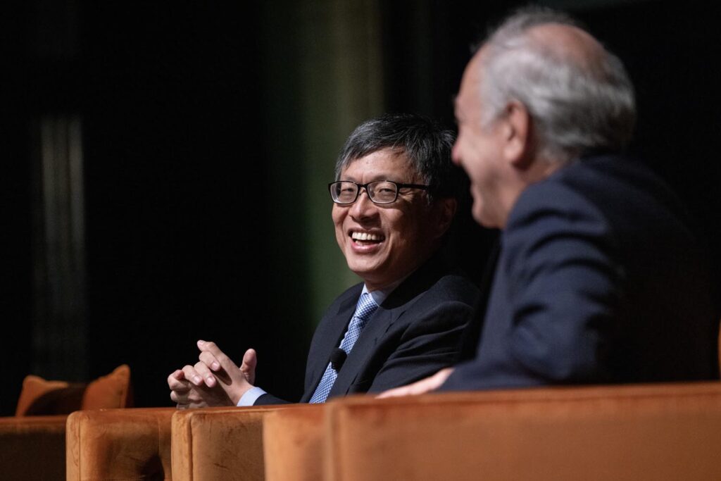 during the Asian American Pioneer Medal Symposium and Ceremony at Stanford Memorial Auditorium on Saturday, July 27, 2024, in Stanford, Calif. (Photo by Jim Gensheimer)