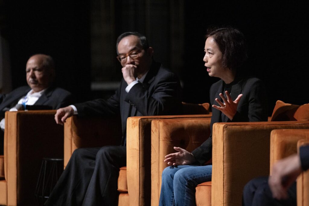 during the Asian American Pioneer Medal Symposium and Ceremony at Stanford Memorial Auditorium on Saturday, July 27, 2024, in Stanford, Calif. (Photo by Jim Gensheimer)