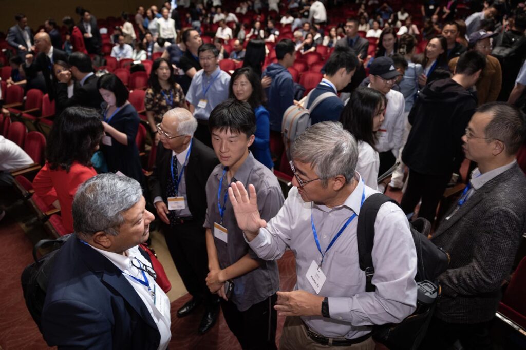 during the Asian American Pioneer Medal Symposium and Ceremony at Stanford Memorial Auditorium on Saturday, July 27, 2024, in Stanford, Calif. (Photo by Jim Gensheimer)