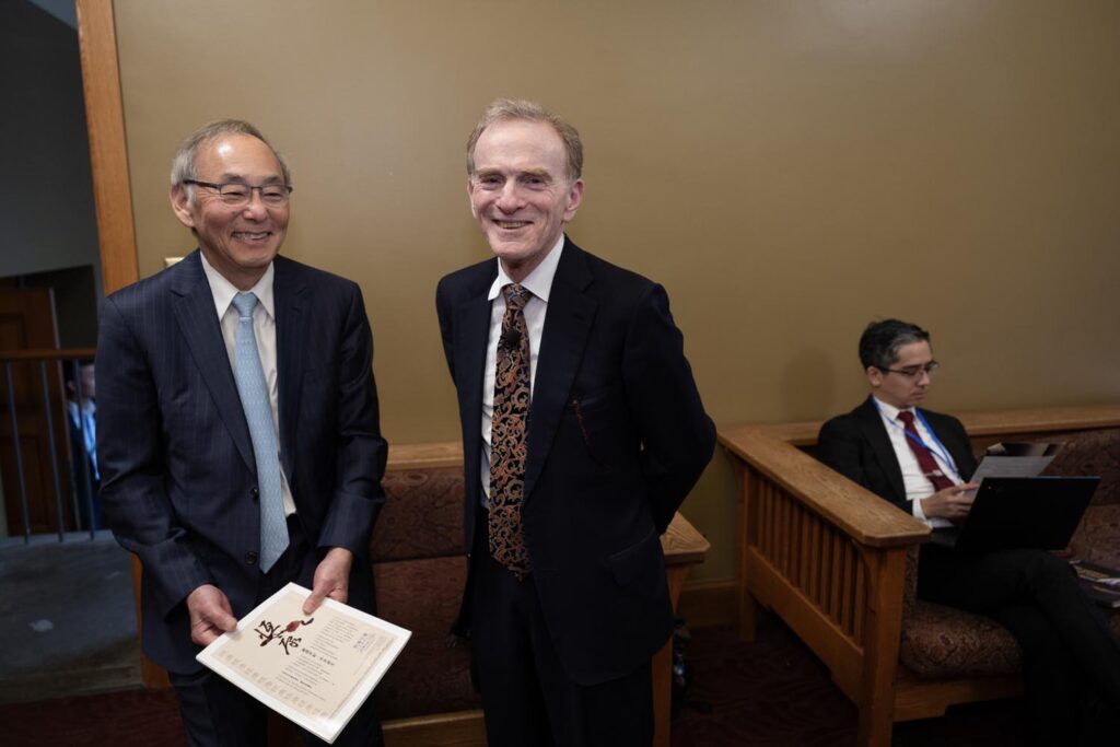 during the Asian American Pioneer Medal Symposium and Ceremony at Stanford Memorial Auditorium on Saturday, July 27, 2024, in Stanford, Calif. (Photo by Jim Gensheimer)