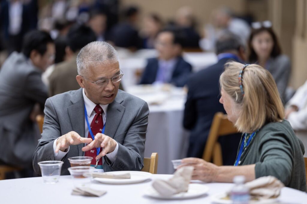 during the Asian American Pioneer Medal Symposium and Ceremony at Stanford Memorial Auditorium on Saturday, July 27, 2024, in Stanford, Calif. (Photo by Jim Gensheimer)