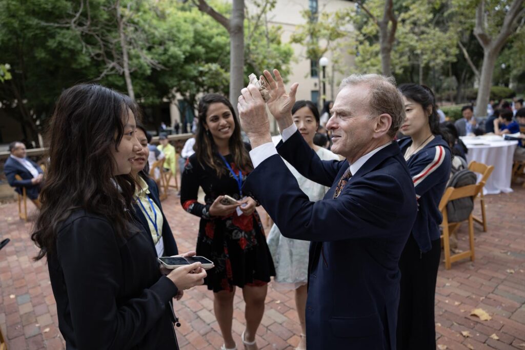 during the Asian American Pioneer Medal Symposium and Ceremony at Stanford Memorial Auditorium on Saturday, July 27, 2024, in Stanford, Calif. (Photo by Jim Gensheimer)