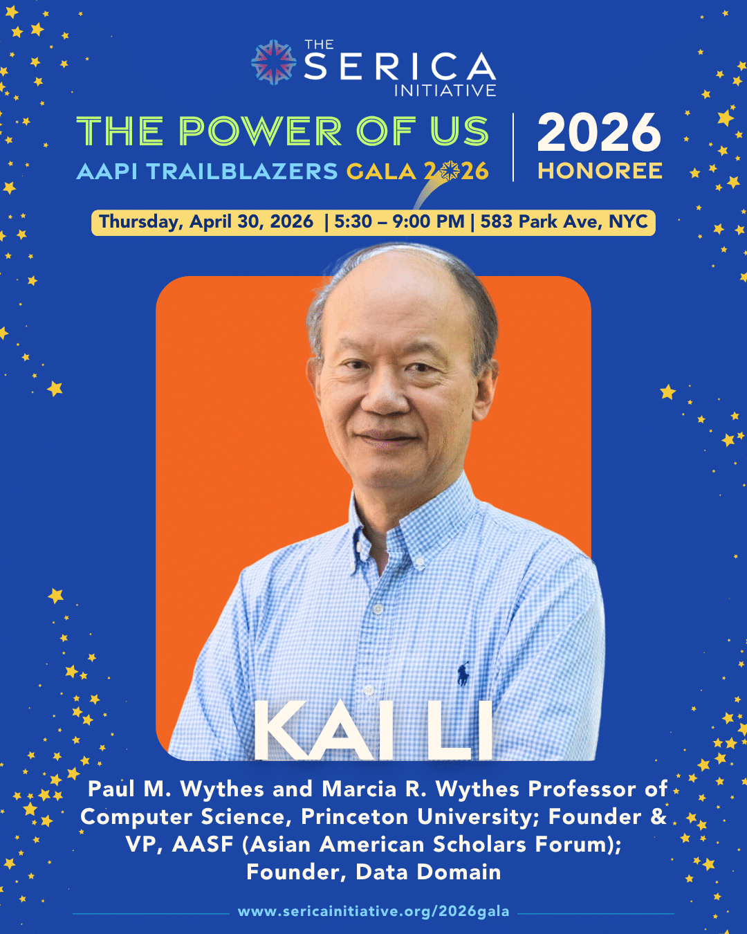 AASF Founding Leaders Yasheng Huang and Kai Li to Receive Serica ...