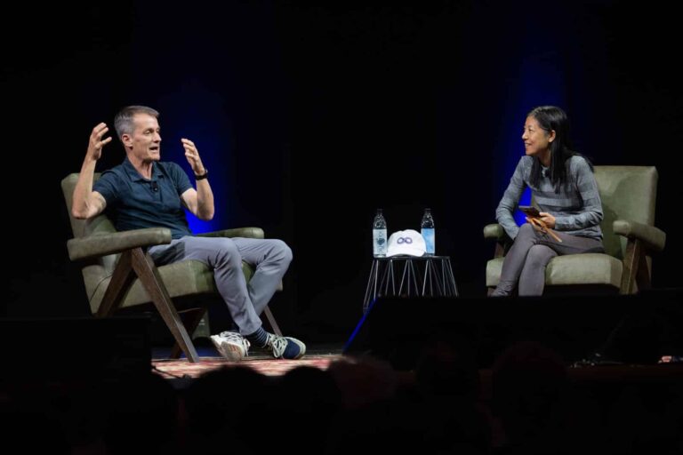 Jeff Dean, Chief Scientist of Google DeepMind and Google Research, in conversation with moderator Dawn Song