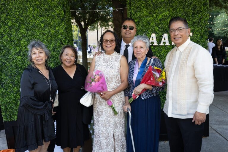 Guests gather at the Sponsor Gala Dinner at the Cantor Arts Center, Stanford