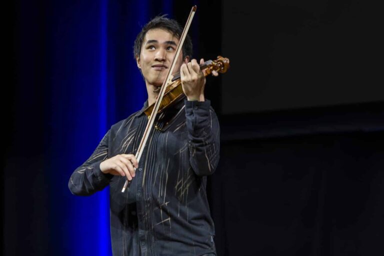 A Paganini Competition gold medalist performs at the 2026 Pioneer Symposium